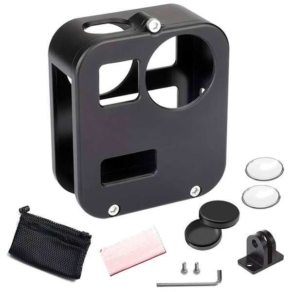 MARCO DE ALUMINIO PARA CARCASA DE ALUMINIO PARA GOPRO MAX - Repuestos Originales ATVSTORE Perú