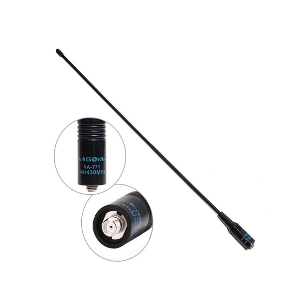 ANTENA BASE NAGOYA NA-771 BNC(144/430MHZ/10W/50n)