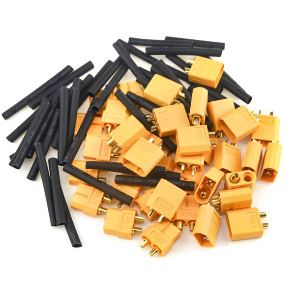 KIT DE CONTECTORES HEMBRA/MACHO XT60(10 PARES) - Vista 3 ATVSTORE