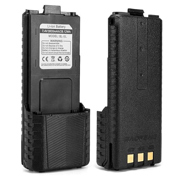 BATERÍA BAOFENG BL-5 DE 3800MAH PARA UV-5R, UV-5RT