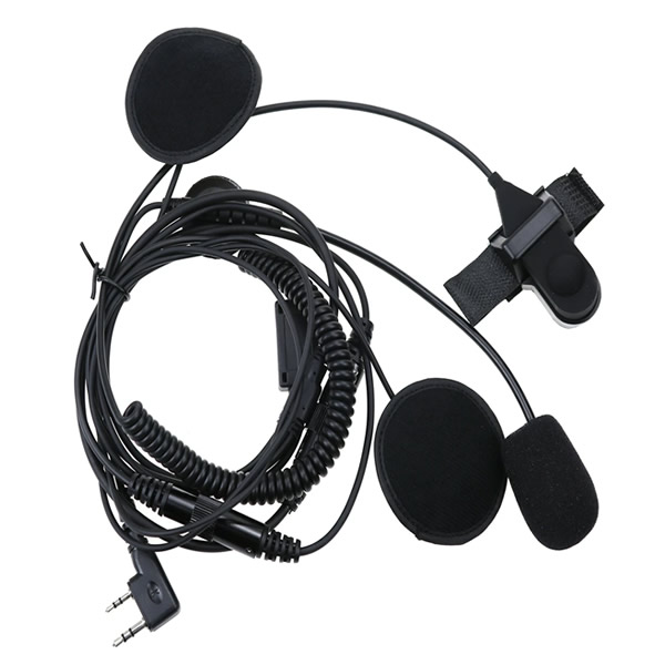AURICULARES PARA CASCO DE MOTO(2 PINES) PARA BAOFENG/KENWOOD - Oferta Especial ATVSTORE Perú