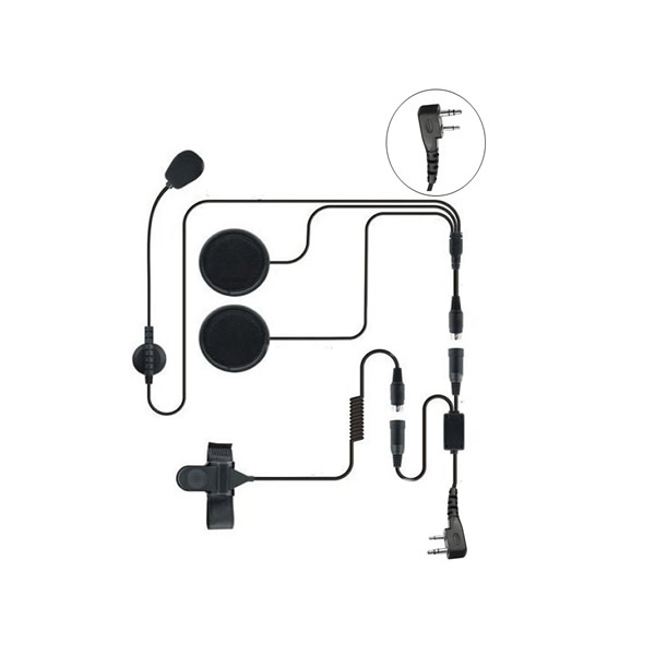 AURICULARES PARA CASCO DE MOTO(2 PINES) PARA ICON