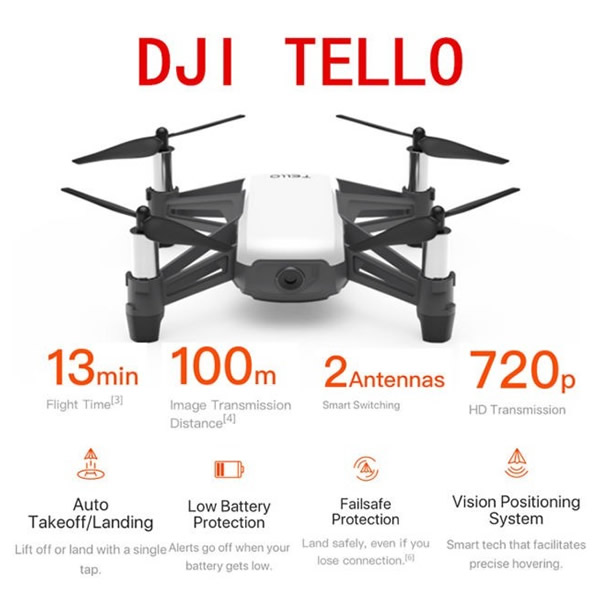 DJI TELLO SINGLE - Repuestos Originales ATVSTORE Perú