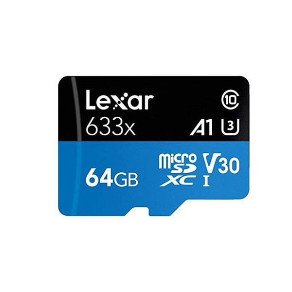 MEMORIA LEXAR MICROSD 633X/100MBS UHS-I 64GB