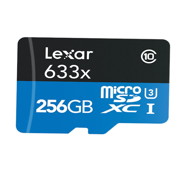 MEMORIA LEXAR MICROSD 633X/100MBS UHS-I 256GB