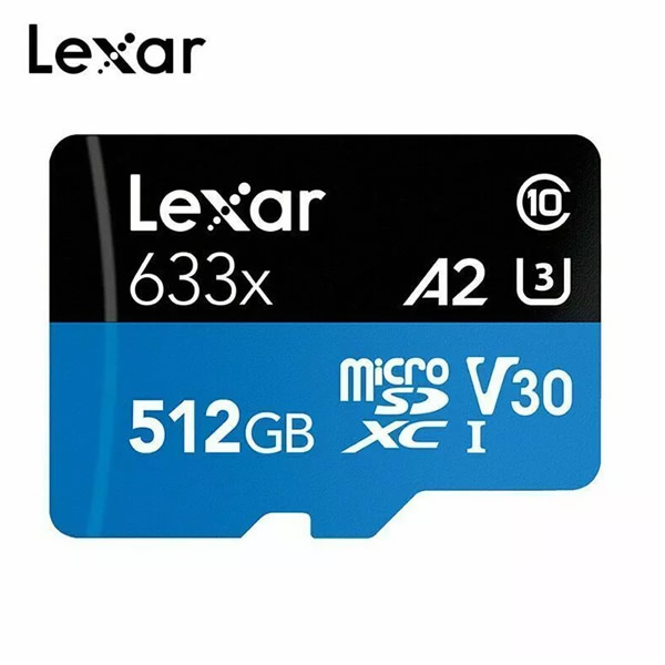 MEMORIA LEXAR MICROSD 633X/100MBS UHS-I 512GB