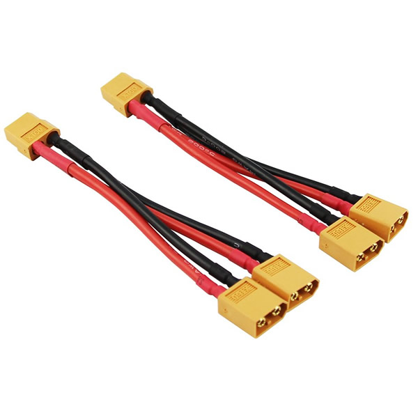 CABLE 2 MACHO/1 HEMBRA CON CONECTOR XT60  - Repuestos Originales ATVSTORE Perú