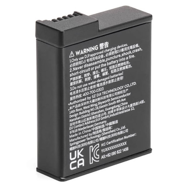 BATERIA EXTREMA/PLUS PARA DJI OSMO ACTION 3/4(1770mAh)