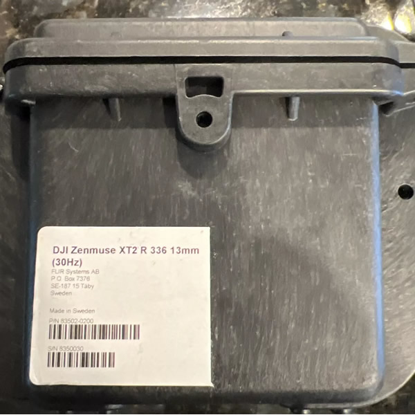 DJI ZENMUSE XT2 R 336, 30Hz, 13MM(TERMICO)  - Vista 3 ATVSTORE