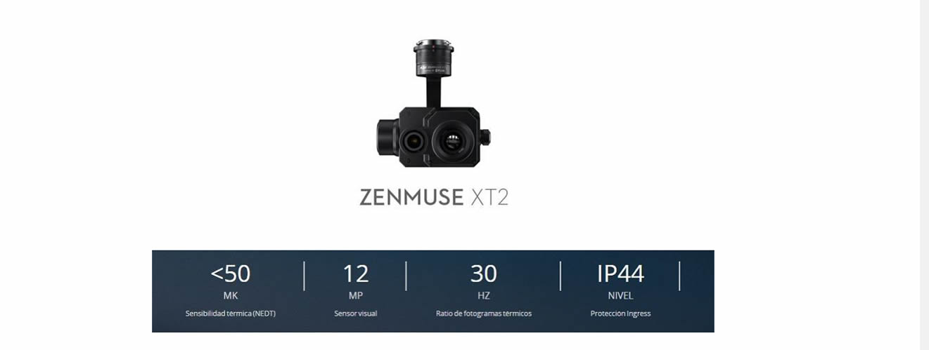 DJI ZENMUSE XT2 R 336, 30Hz, 13MM(TERMICO) 