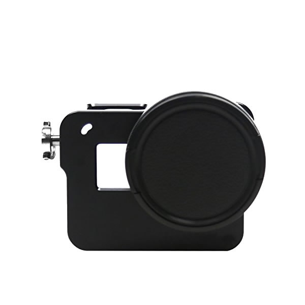 CARCASA DE ALUMINIO PARA GOPRO HERO 5/6/7 +FILTRO 52MM
