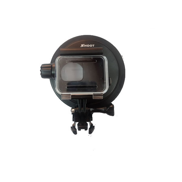 CARCASA ACUATICA 45M CON FILTRO ROJO + LUPA 10x PARA GOPRO HERO 5,6,7 Y 8