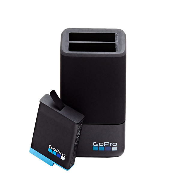 CARGADOR DUAL CON INDICADOR LED PARA CAMARAS GOPRO HERO 5/HERO 6  